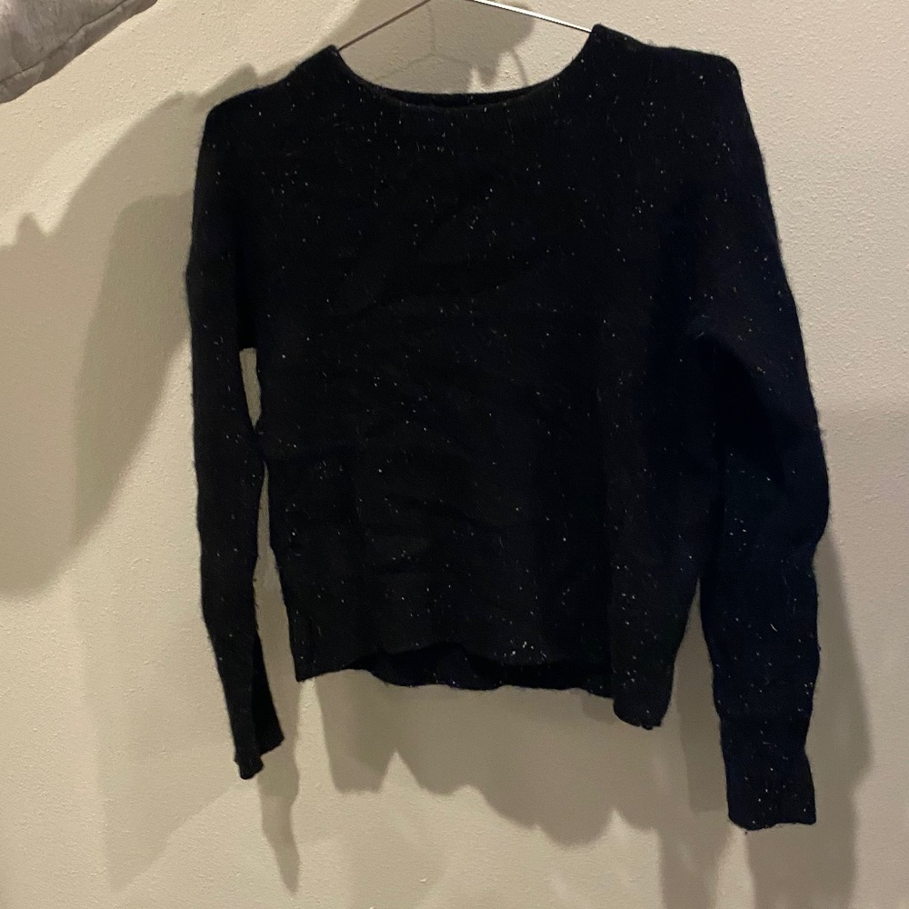 Madewell Black Sweater - 100% Cashmere - size small
